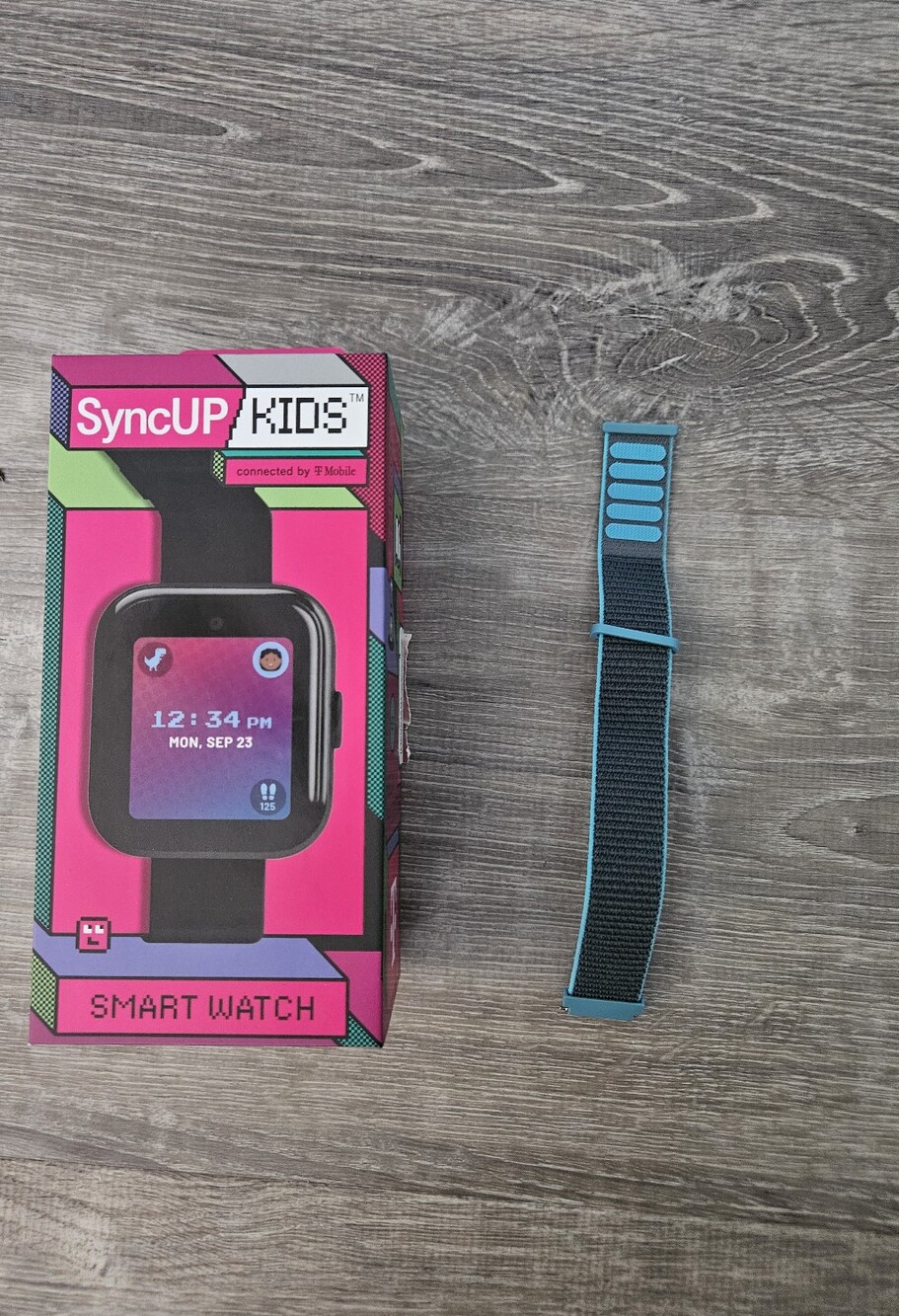 OEM T-Mobile SyncUP Kids Watch Replacement Wristband Nylon Cloth 20mm Teal
